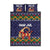 Scandinavian Yule Goat Christmas Quilt Bed Set with Scandinavian Folk Pattern Style - Wonder Print Shop
