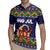 Scandinavian Yule Goat Christmas Rugby Jersey with Scandinavian Folk Pattern Style - Wonder Print Shop