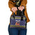 Scandinavian Yule Goat Christmas Shoulder Handbag with Scandinavian Folk Pattern Style