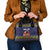 Scandinavian Yule Goat Christmas Shoulder Handbag with Scandinavian Folk Pattern Style