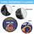Scandinavian Yule Goat Christmas Spare Tire Cover with Scandinavian Folk Pattern Style - Wonder Print Shop