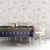Scandinavian Yule Goat Christmas Tablecloth with Scandinavian Folk Pattern Style - Wonder Print Shop