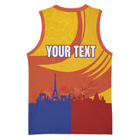 Personalised France Bicycle Racing Basketball Jersey Sporty Style