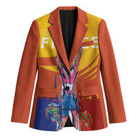 Personalised France Bicycle Racing Blazer Sporty Style