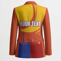 Personalised France Bicycle Racing Blazer Sporty Style
