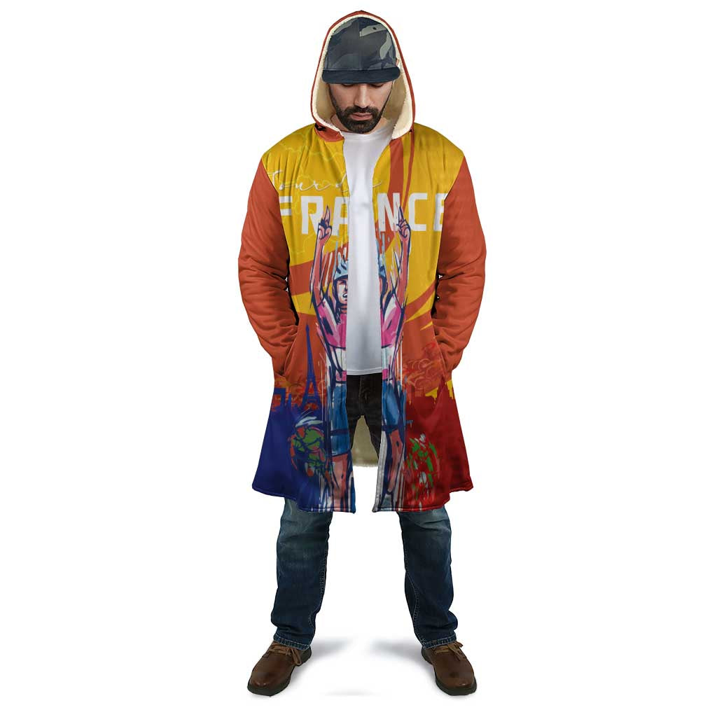 Personalised France Bicycle Racing Cloak Sporty Style