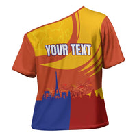 Personalised France Bicycle Racing Cross Shoulder Shirt Sporty Style