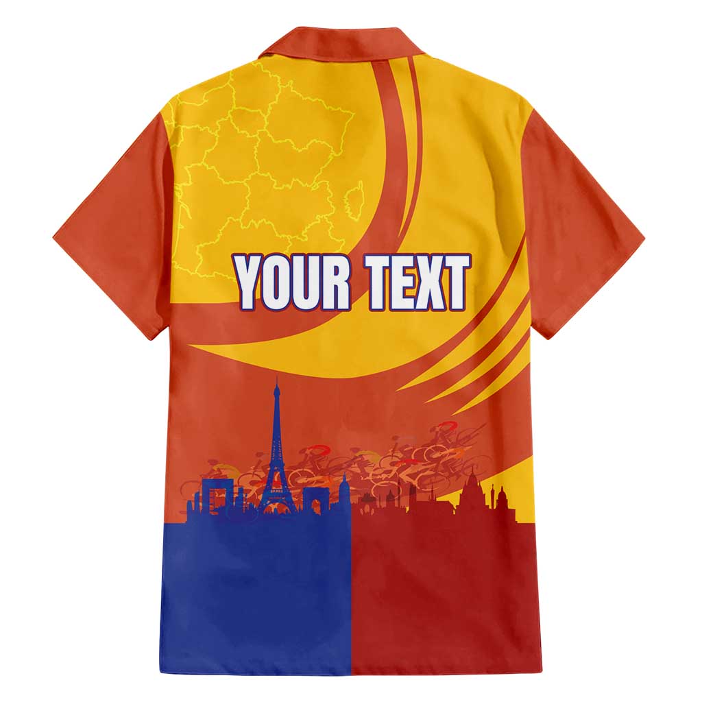 Personalised France Bicycle Racing Hawaiian Shirt Sporty Style