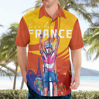 Personalised France Bicycle Racing Hawaiian Shirt Sporty Style