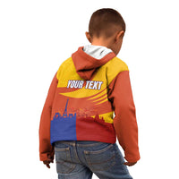 Personalised France Bicycle Racing Kid Hoodie Sporty Style
