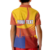 Personalised France Bicycle Racing Kid Polo Shirt Sporty Style
