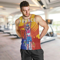 Personalised France Bicycle Racing Men Tank Top Sporty Style