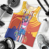 Personalised France Bicycle Racing Men Tank Top Sporty Style
