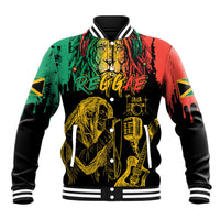 International Reggae Day Baseball Jacket Rastafarian Lion and B-Marley Passion - Wonder Print Shop