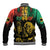 International Reggae Day Baseball Jacket Rastafarian Lion and B-Marley Passion - Wonder Print Shop
