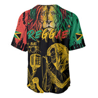 International Reggae Day Baseball Jersey Rastafarian Lion and B-Marley Passion - Wonder Print Shop