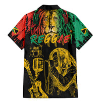 International Reggae Day Family Matching Mermaid Dress and Hawaiian Shirt Rastafarian Lion and B-Marley Passion - Wonder Print Shop