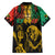 International Reggae Day Hawaiian Shirt Rastafarian Lion and B-Marley Passion - Wonder Print Shop