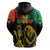 International Reggae Day Hoodie Rastafarian Lion and B-Marley Passion - Wonder Print Shop