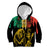 International Reggae Day Kid Hoodie Rastafarian Lion and B-Marley Passion - Wonder Print Shop