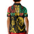 International Reggae Day Kid Polo Shirt Rastafarian Lion and B-Marley Passion - Wonder Print Shop