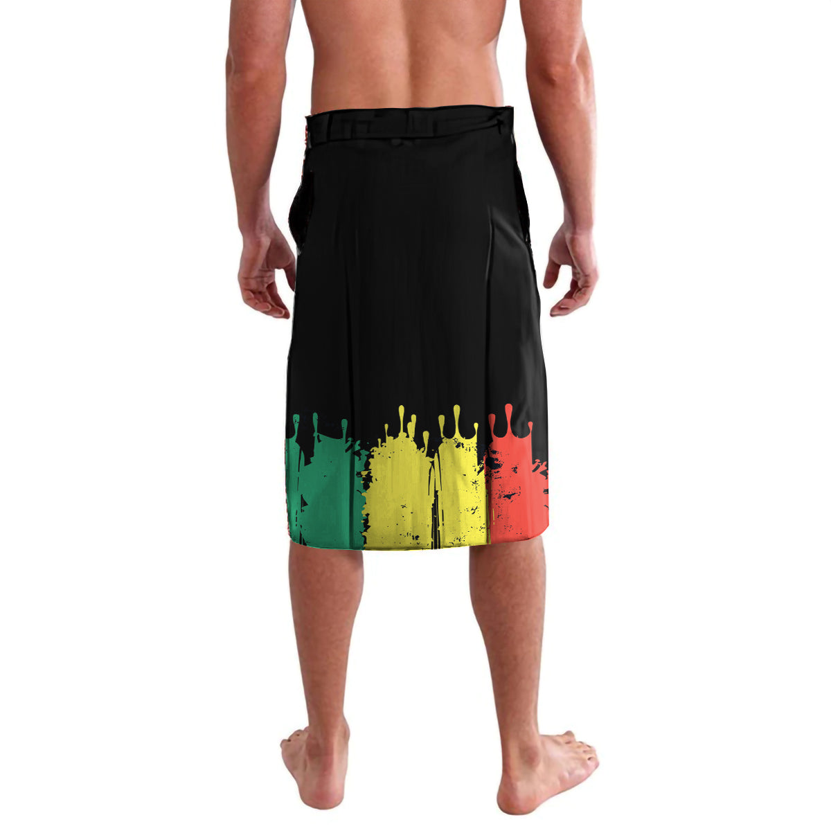 International Reggae Day Lavalava Rastafarian Lion and B-Marley Passion - Wonder Print Shop