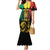 International Reggae Day Mermaid Dress Rastafarian Lion and B-Marley Passion - Wonder Print Shop