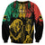 International Reggae Day Sweatshirt Rastafarian Lion and B-Marley Passion - Wonder Print Shop