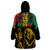 International Reggae Day Wearable Blanket Hoodie Rastafarian Lion and B-Marley Passion - Wonder Print Shop