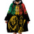 International Reggae Day Wearable Blanket Hoodie Rastafarian Lion and B-Marley Passion