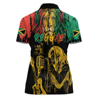International Reggae Day Women Polo Shirt Rastafarian Lion and B-Marley Passion - Wonder Print Shop