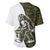 Funny Bigfoot Green Military Texture Fish Baseball Jersey - Wonder Print Shop