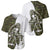 Funny Bigfoot Green Military Texture Fish Baseball Jersey - Wonder Print Shop