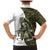 Funny Bigfoot Green Military Texture Fish Family Matching Mermaid Dress and Hawaiian Shirt - Wonder Print Shop