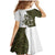Funny Bigfoot Green Military Texture Fish Family Matching Mermaid Dress and Hawaiian Shirt - Wonder Print Shop