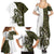 Funny Bigfoot Green Military Texture Fish Family Matching Summer Maxi Dress and Hawaiian Shirt - Wonder Print Shop