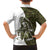 Funny Bigfoot Green Military Texture Fish Family Matching Tank Maxi Dress and Hawaiian Shirt - Wonder Print Shop