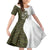 Funny Bigfoot Green Military Texture Fish Family Matching Tank Maxi Dress and Hawaiian Shirt - Wonder Print Shop