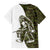 Funny Bigfoot Green Military Texture Fish Hawaiian Shirt - Wonder Print Shop