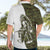 Funny Bigfoot Green Military Texture Fish Hawaiian Shirt - Wonder Print Shop