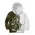 Funny Bigfoot Green Military Texture Fish Kid Hoodie - Wonder Print Shop