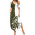 Funny Bigfoot Green Military Texture Fish Summer Maxi Dress - Wonder Print Shop