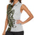 Funny Bigfoot Green Military Texture Fish Women Sleeveless Polo Shirt - Wonder Print Shop