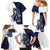 Funny Bigfoot Blue Military Texture Fish Family Matching Mermaid Dress and Hawaiian Shirt - Wonder Print Shop