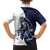 Funny Bigfoot Blue Military Texture Fish Family Matching Short Sleeve Bodycon Dress and Hawaiian Shirt - Wonder Print Shop