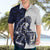Funny Bigfoot Blue Military Texture Fish Hawaiian Shirt - Wonder Print Shop