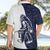 Funny Bigfoot Blue Military Texture Fish Hawaiian Shirt - Wonder Print Shop