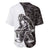 Funny Bigfoot Gray Military Texture Fish Baseball Jersey - Wonder Print Shop