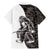 Funny Bigfoot Gray Military Texture Fish Family Matching Mermaid Dress and Hawaiian Shirt - Wonder Print Shop