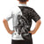 Funny Bigfoot Gray Military Texture Fish Family Matching Short Sleeve Bodycon Dress and Hawaiian Shirt - Wonder Print Shop